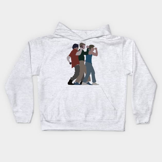 Breakfast Club Dance boys Kids Hoodie by FutureSpaceDesigns